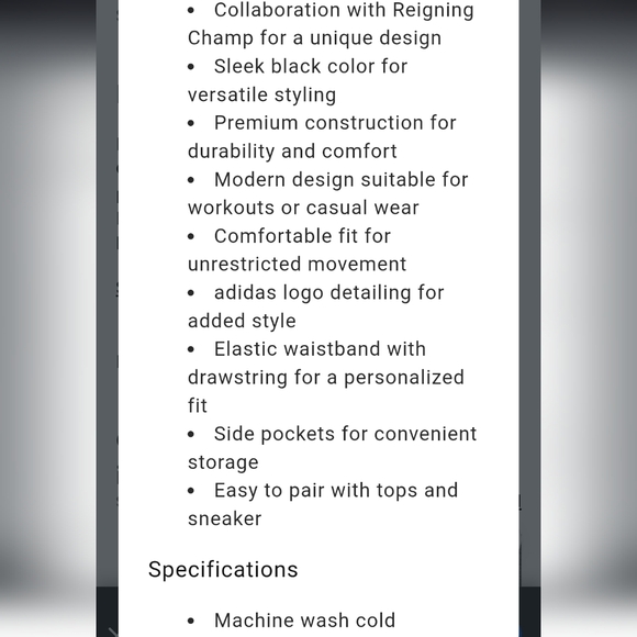 Adidas Reigning Champ Jogger Pants - Picture 10 of 10